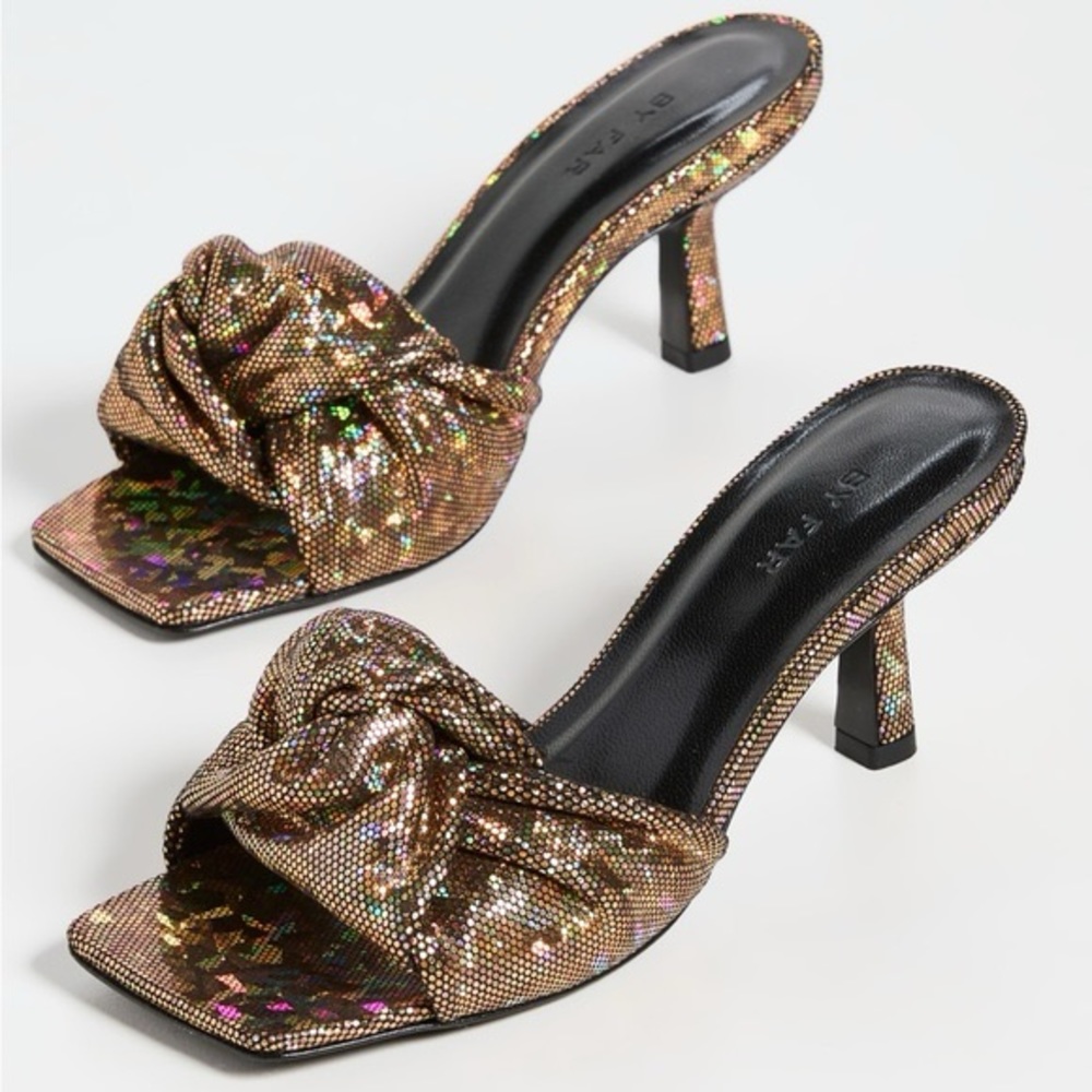 BY FAR Hologram Sandals
